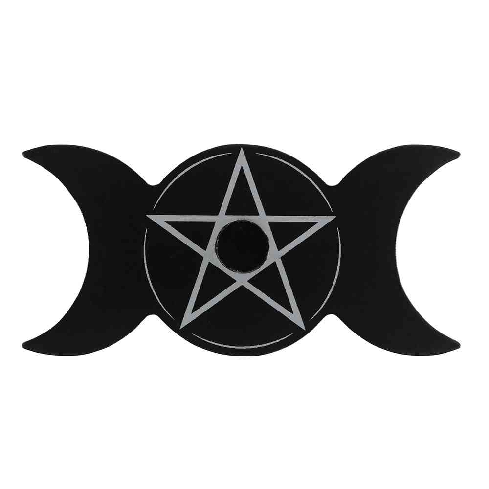 Something Different - Triple Moon Spell Kaarsenstandaard - Zwart